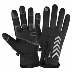 Winter Outdoor Sport Waterproof Touch Screen Thickened Warm Gloves For Man